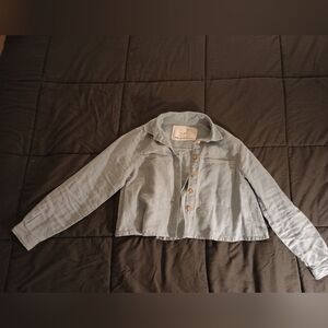 notPERFECTLINEN Cropped Jacket